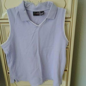 Classic Collared Tank- Lavender